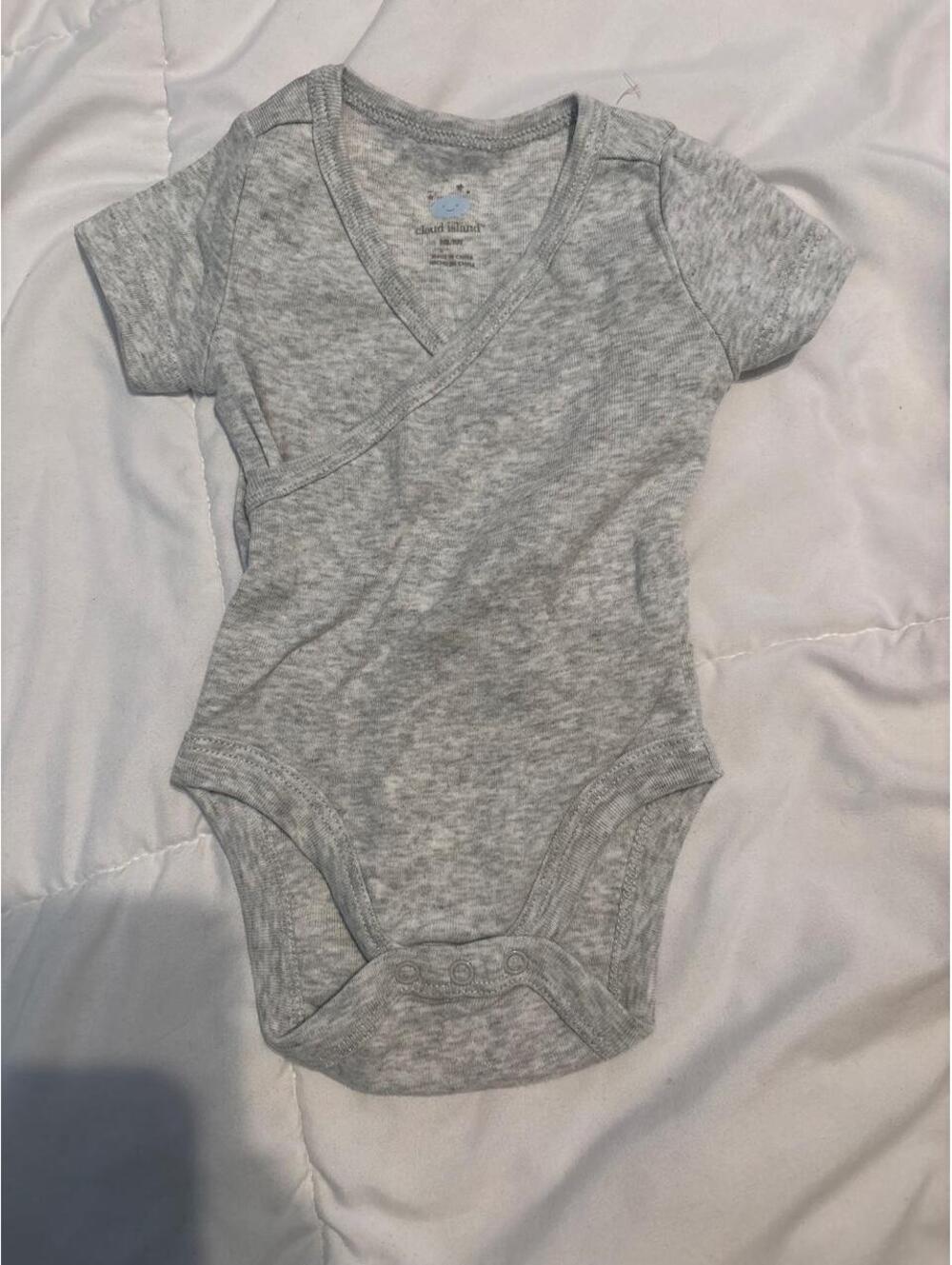 Cloud Island Newborn Onsie